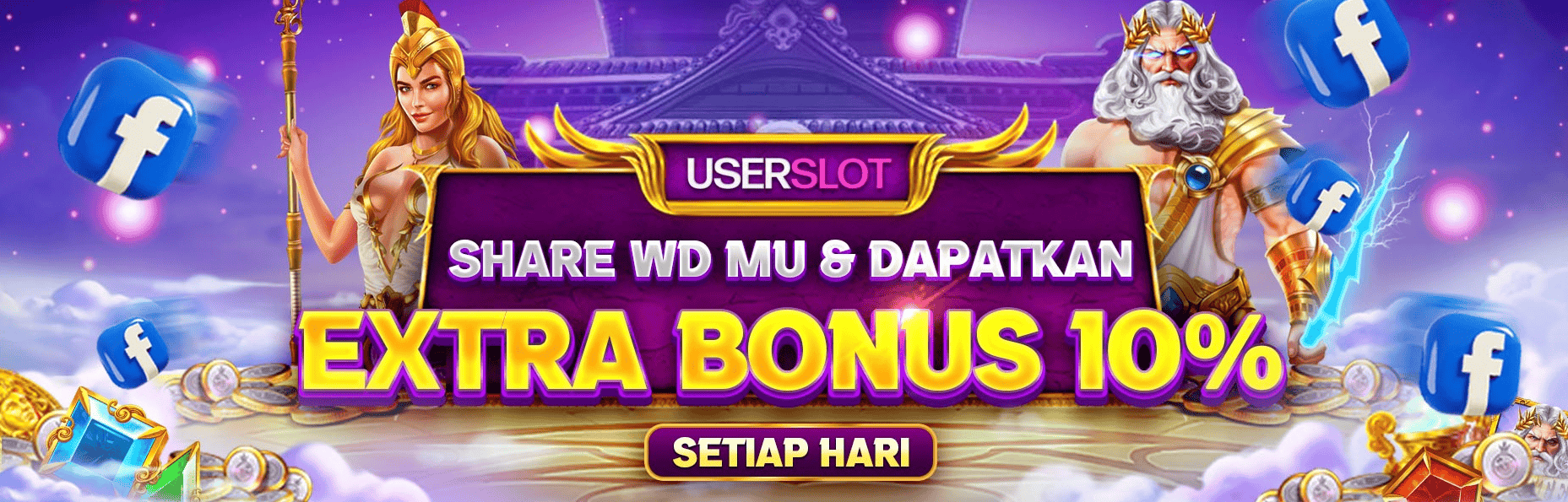 Illustration of daily bonuses and benefits of Login Userslot