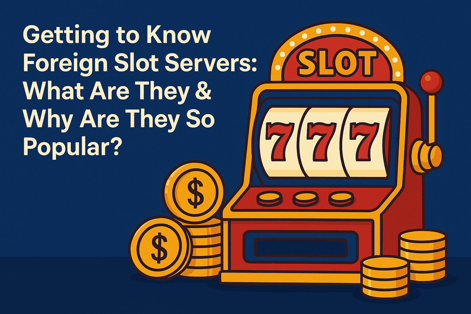 Getting to Know Foreign Slot Servers: What Are They & Why Are They So Popular?